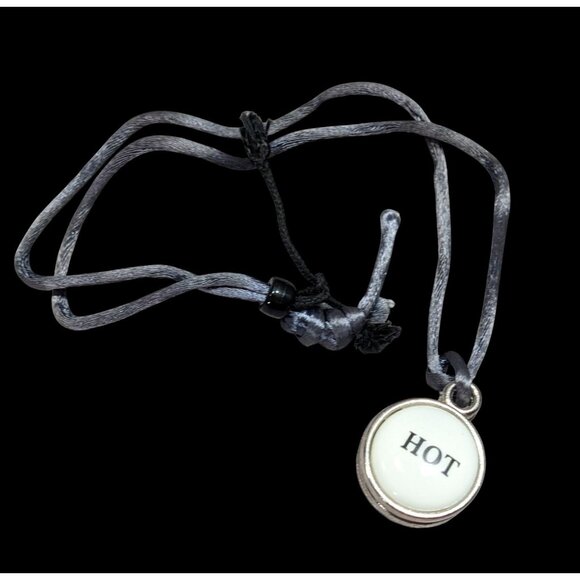 Hot/Cold Reversible Upcycled Faucet Knob Necklace - Picture 1 of 8